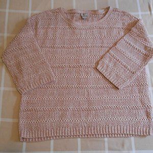 Chicos  women Light Pink Sweater   size-- 1